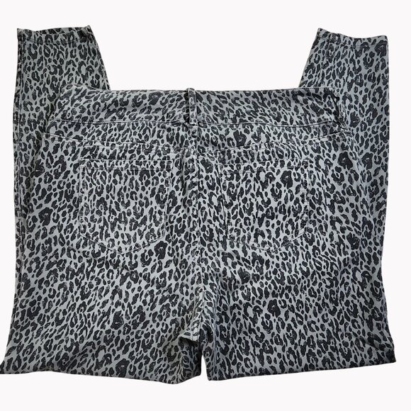 Torrid Leopard Print Jeggings Women’s 16R Skinny Stretch Denim Pants - Picture 7 of 11
